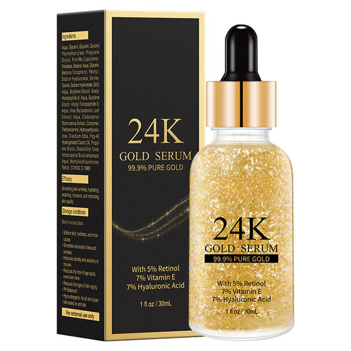 24K Gold Anti-Wrinkle Serum – Luxóren Collective